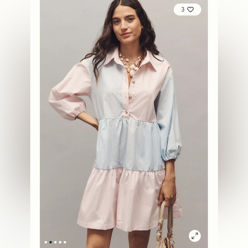 Maeve The Bettina Mix Stripe Dress